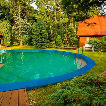 Mazury Dom Z Basenem Casa de Férias *